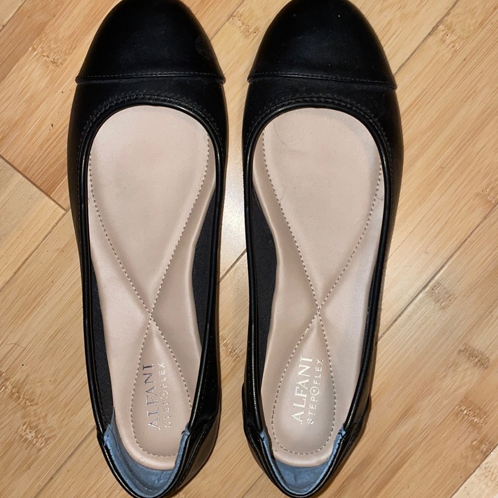 Alfani Black Flats